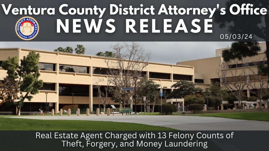 Real Estate Agent Charged with 13 Felony Counts of Theft, Forgery, and Money Laundering