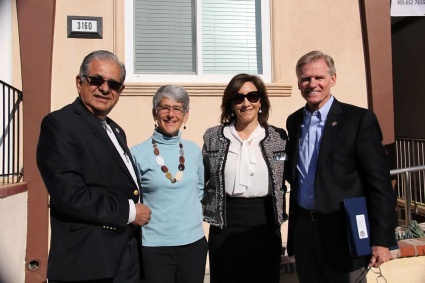From left to right: Ventura County Supervisor John Zaragoza, CA State Senator Hannah-Beth Jackson, VCFCJ Foundation Chair Angela Cabrera, and Ventura County District Attorney Gregory D. Totten.